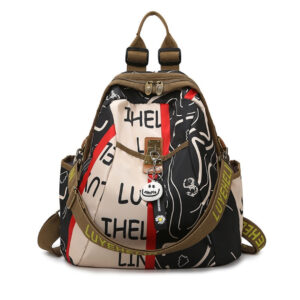 Letter & Monkey Print